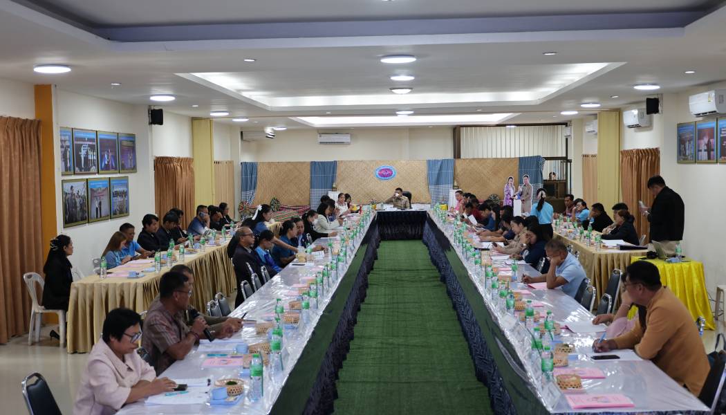 อบต.นาพู่ เป็นเจ้าภาพการประชุมผู้บริหารองค์กรปกครองส่วนท้องถิ่น อ.เพ็ญ จ.อุดรธานี ครั้งที่ 6/2568 ณ ห้องประชุมพระองค์ตื้อ ตำบลนาพู่ อำเภอเพ็ญ จังหวัดอุดรธานี